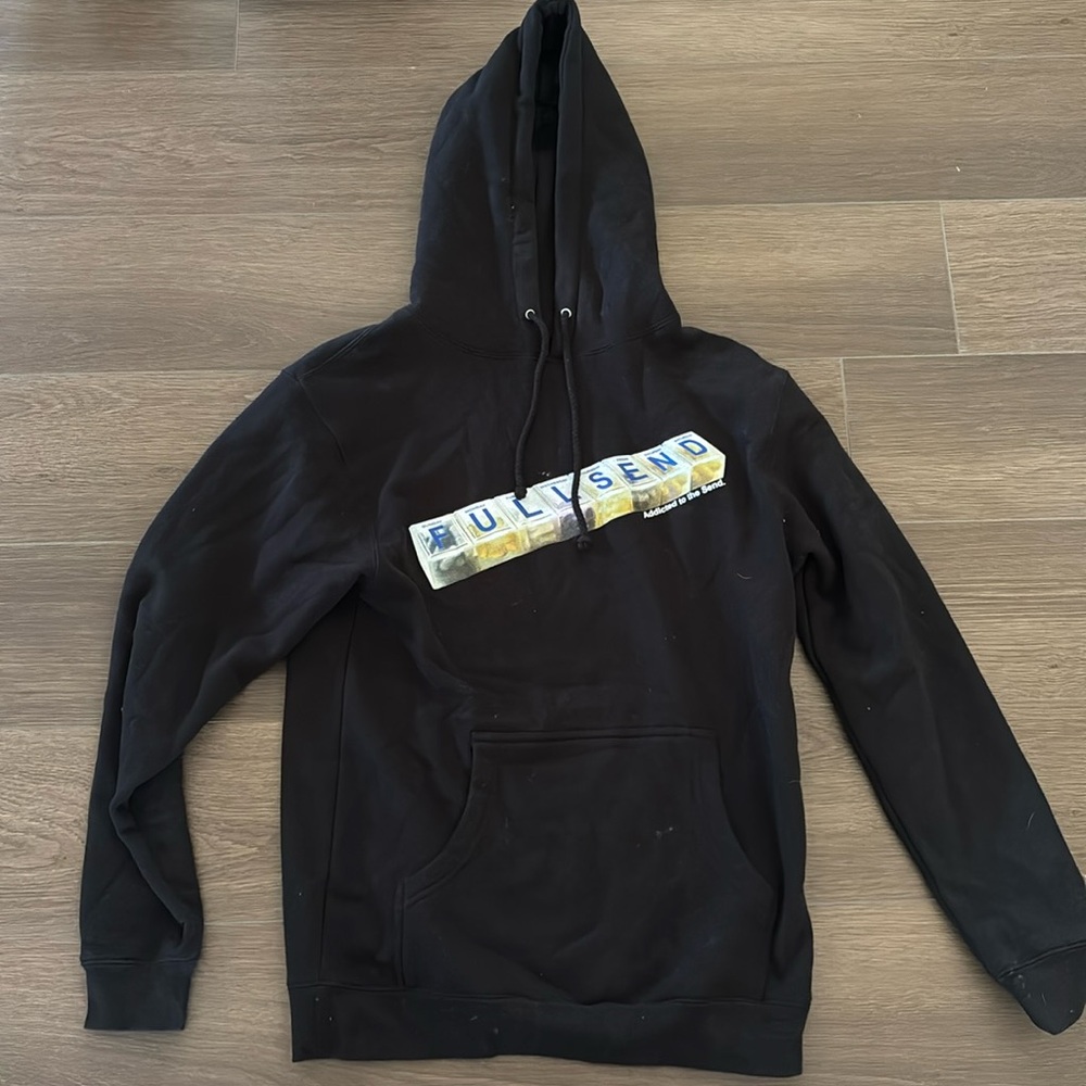 Full send black hoodie